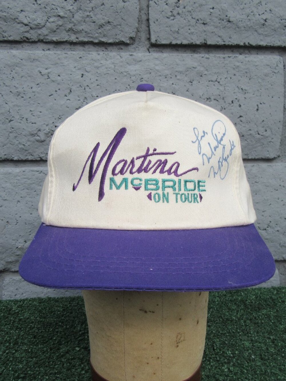 Vintage Martina McBride On Tour Signed Autographed Snapback Baseball Hat Cap